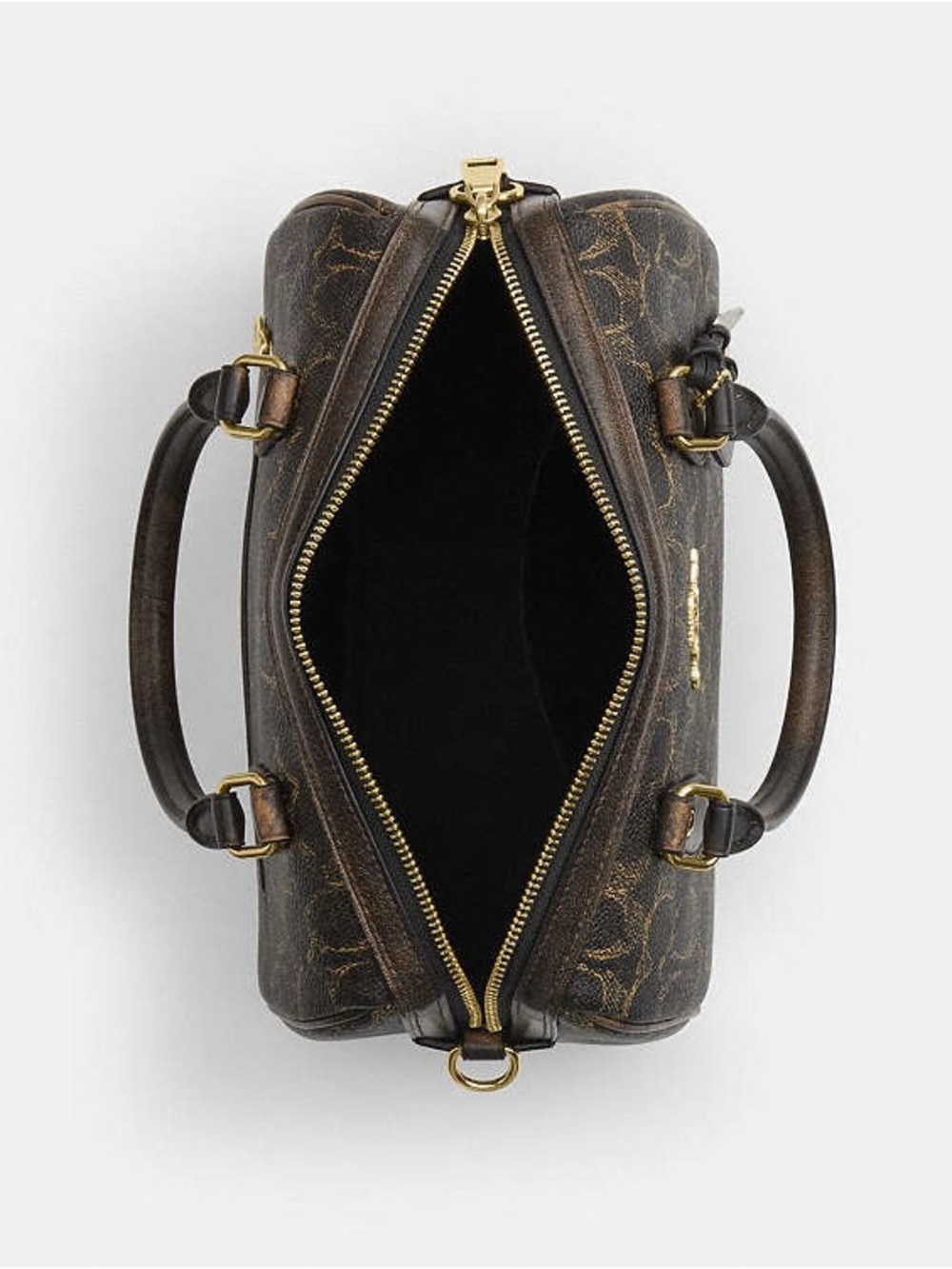 Coach Rowan Satchel Bag
In Loved Signature Canvas With Charms Brown and Gold - Picture 2 of 12